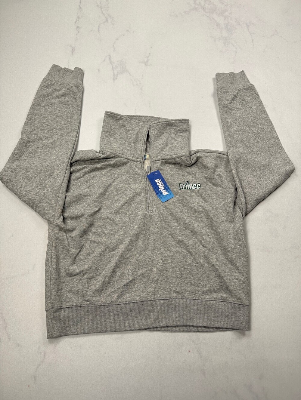 Prince Pickleball Sweatshirt Gray Modern Sporty Streetwear - Womens XL